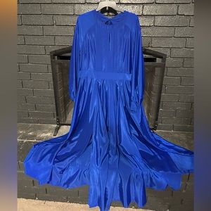 Royal blue maxi dress